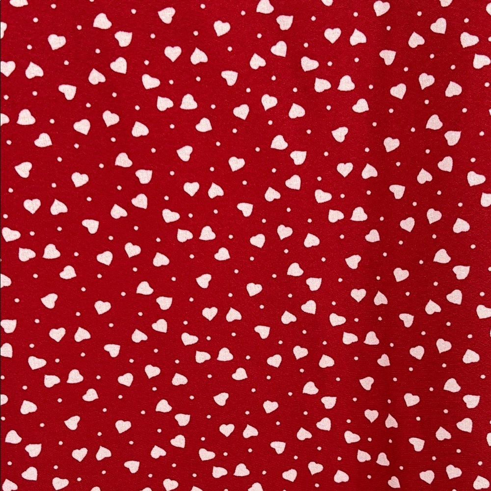 SHEIN Loose fit polkadot lipstick Red Bell Sleeve Blouse top Relaxed Boxy Fit L - Picture 4 of 15